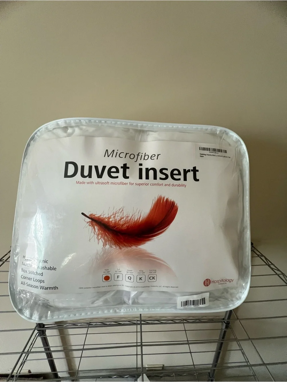 Microfiber Duvet Insert - White